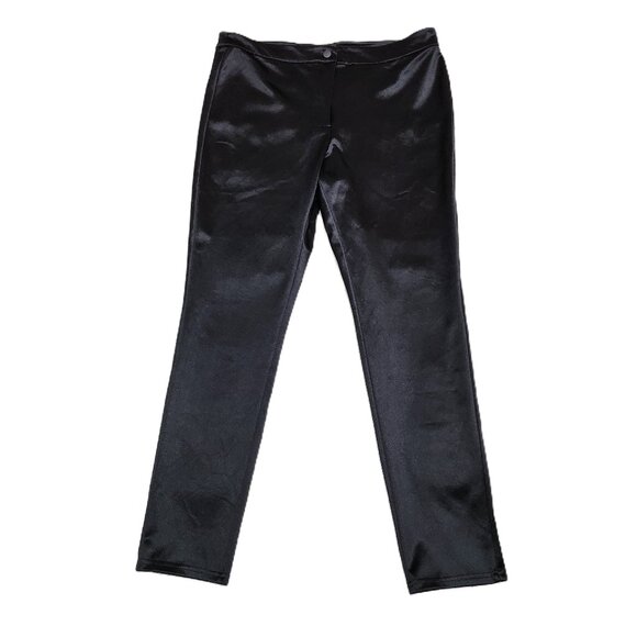 Black Satin Finish Pant - Picture 3 of 15
